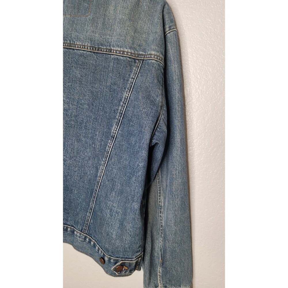 Oshkosh Men's Size XL‎ Blue Denim Trucker Button Up Jacket EUC - Picture 9 of 16